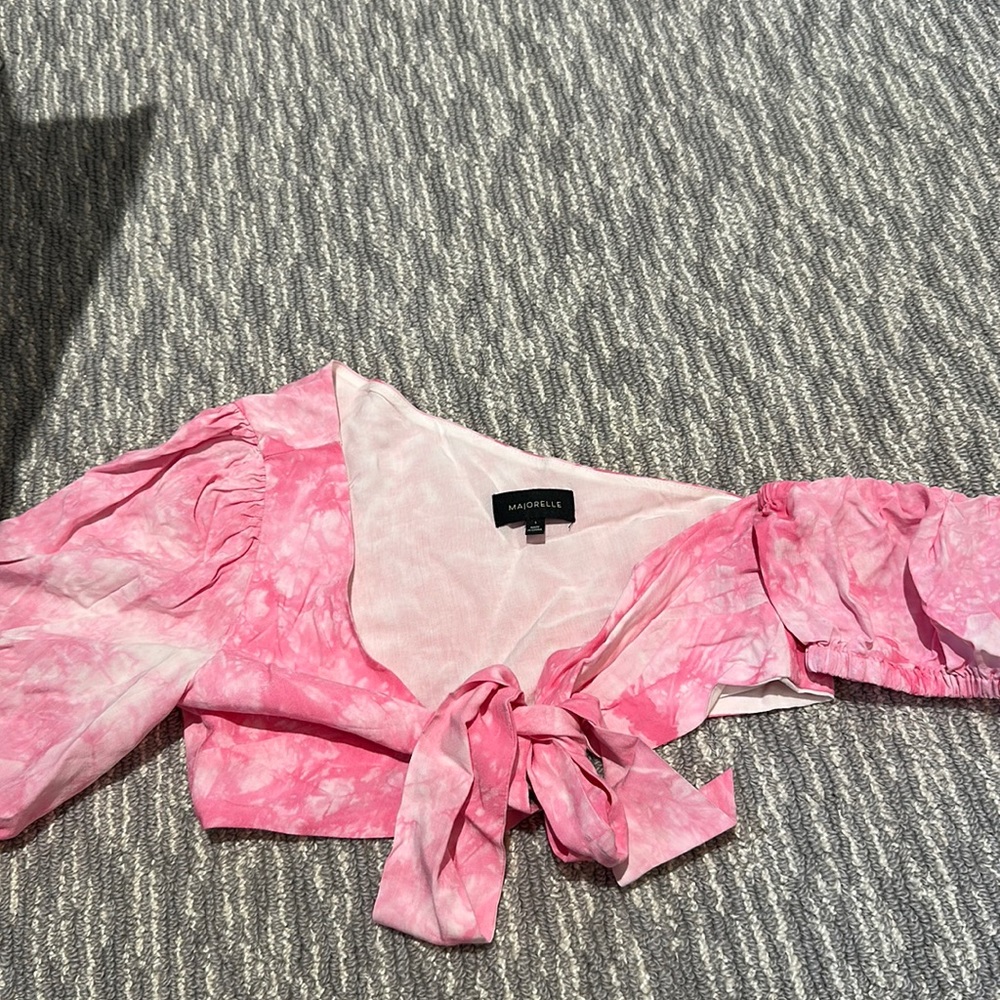 Revolve Majorelle Pink Crop Top